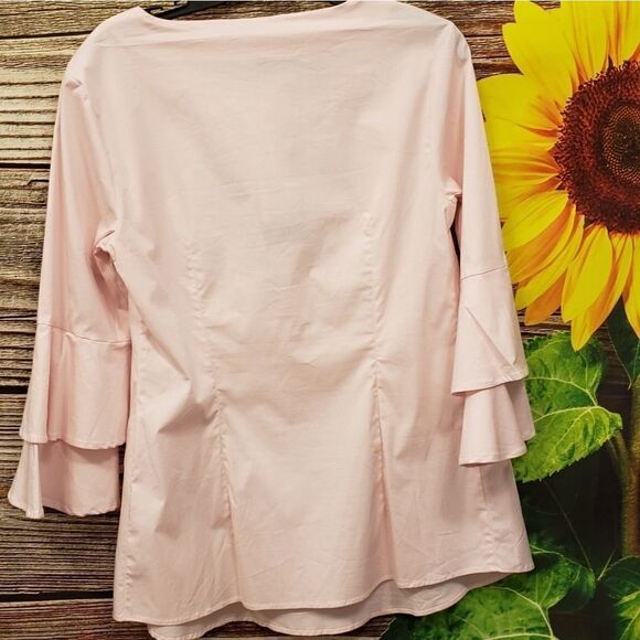 Isabella Oliver Maternity pink pullover blouse 👚 - Picture 3 of 7